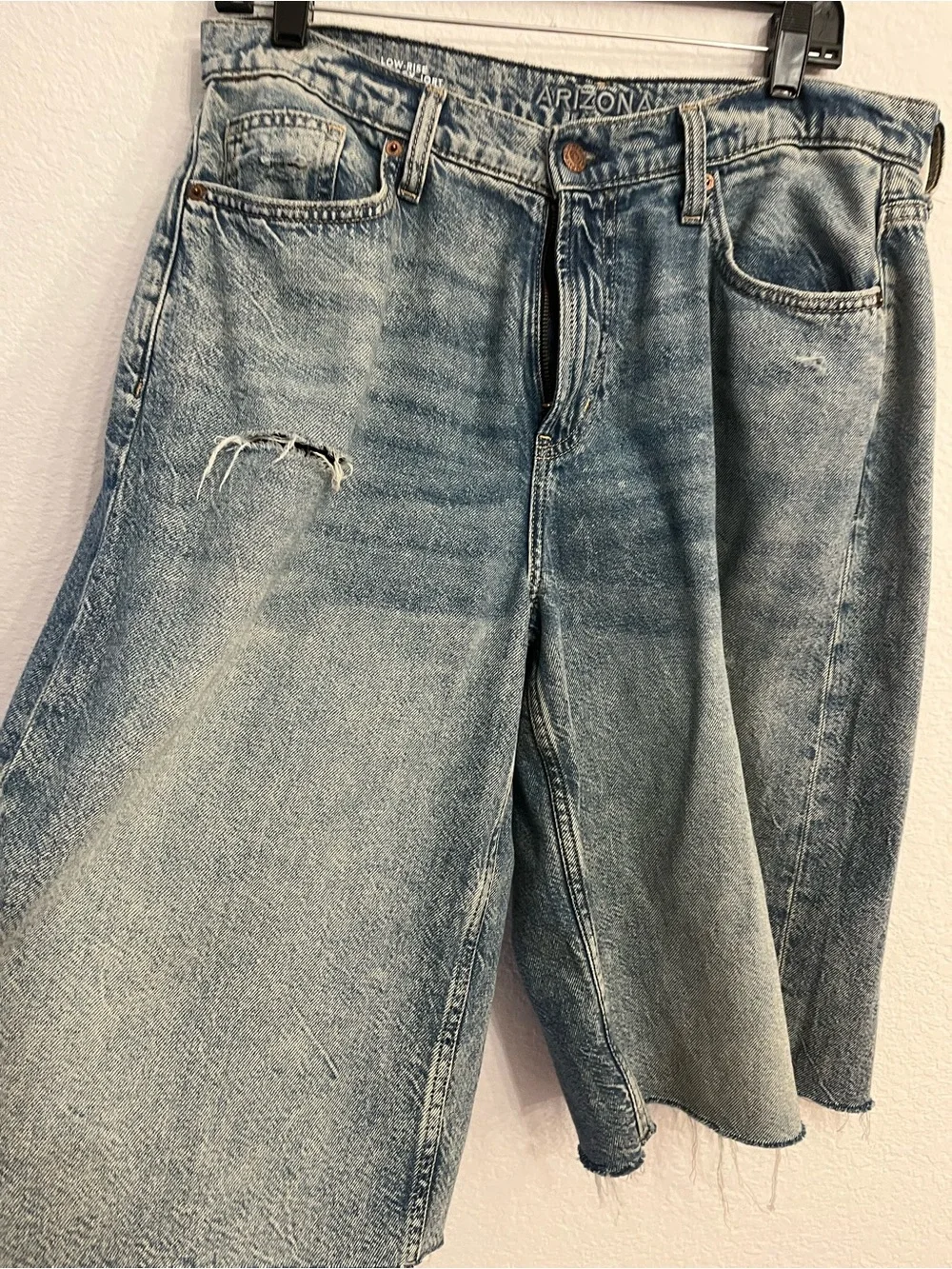 10 LOW RISE BAGGY DENIM ARIZONA DENIM SHORTS